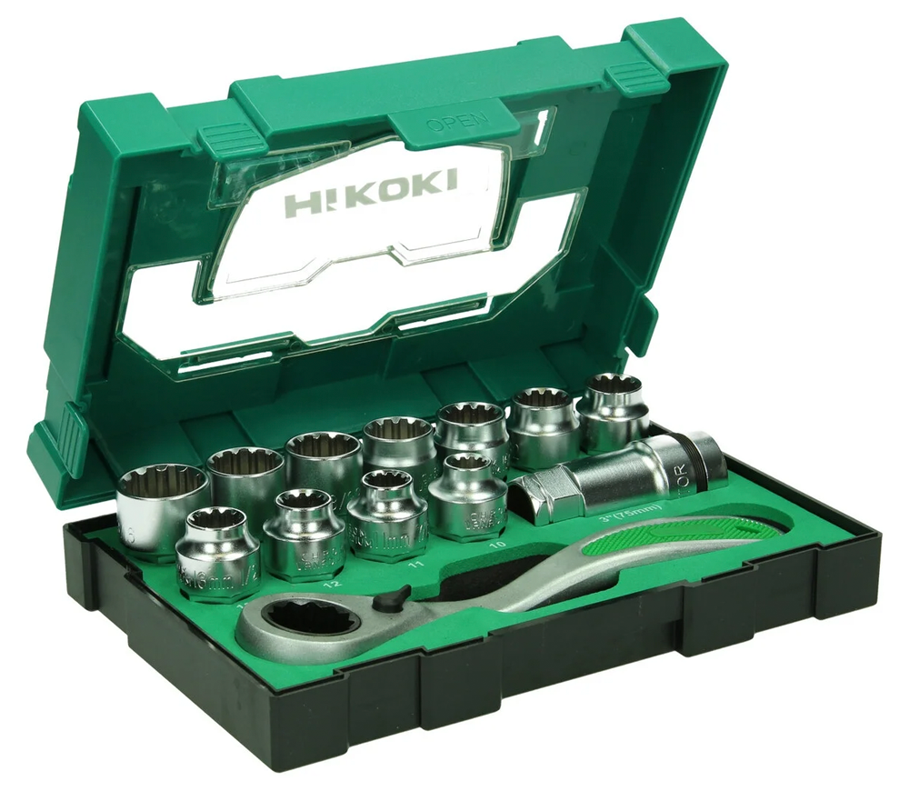 Set chei tubulare 13 piese HIKOKI 40030033 10-21 mm photo