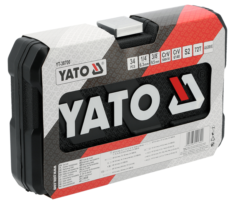 Duze tubulare YATO YT38700 10-22 mm photo 2