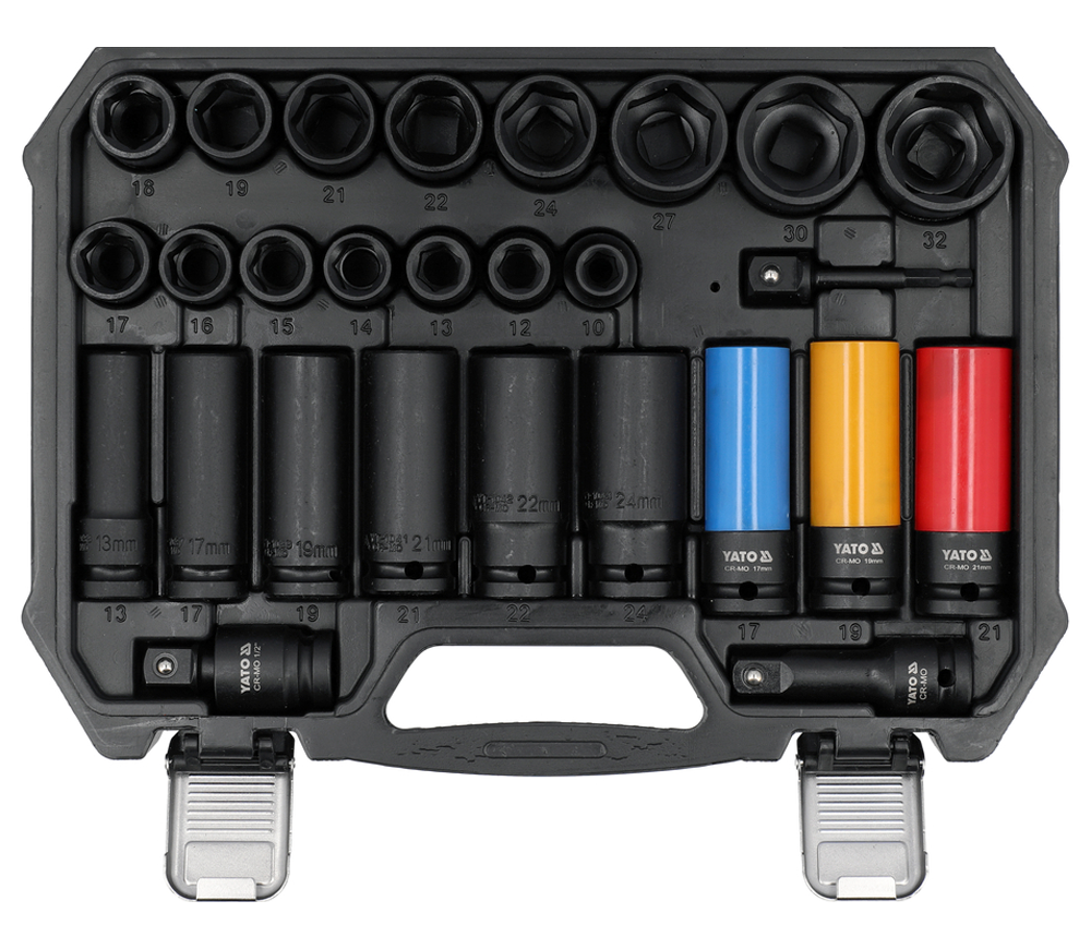 Duze tubulare de impact YATO YT10558 10-32 mm photo 0