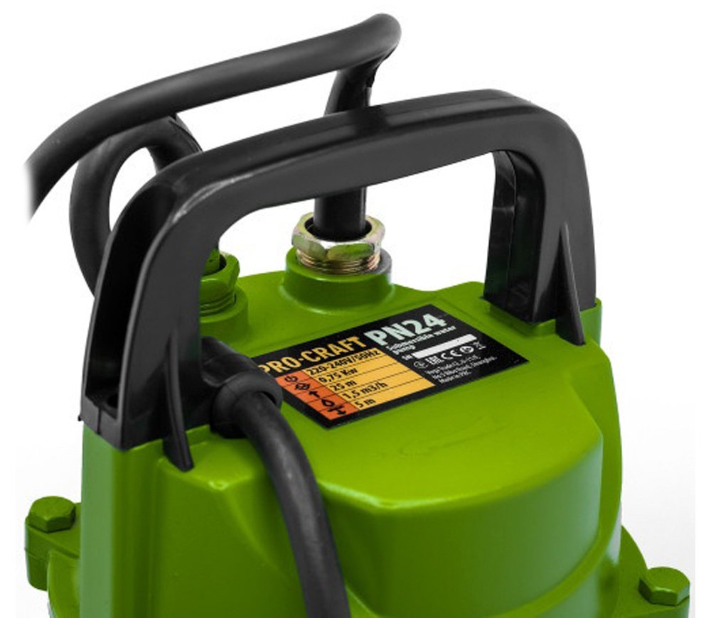 Pompă de drenaj ProCraft PN24 750w 1500l/h photo 1