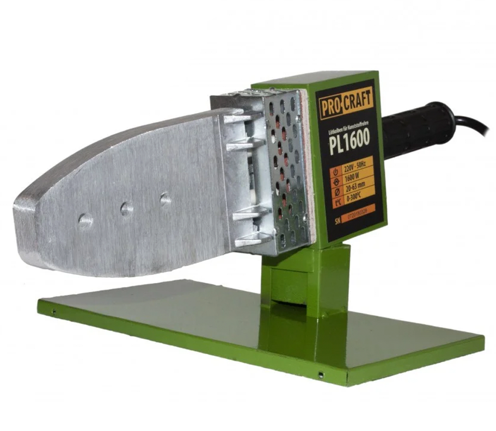 Aparat de lipit tevi din polipropilena ProCraft PL1600 800w 20/25/32/40/50/63mm photo