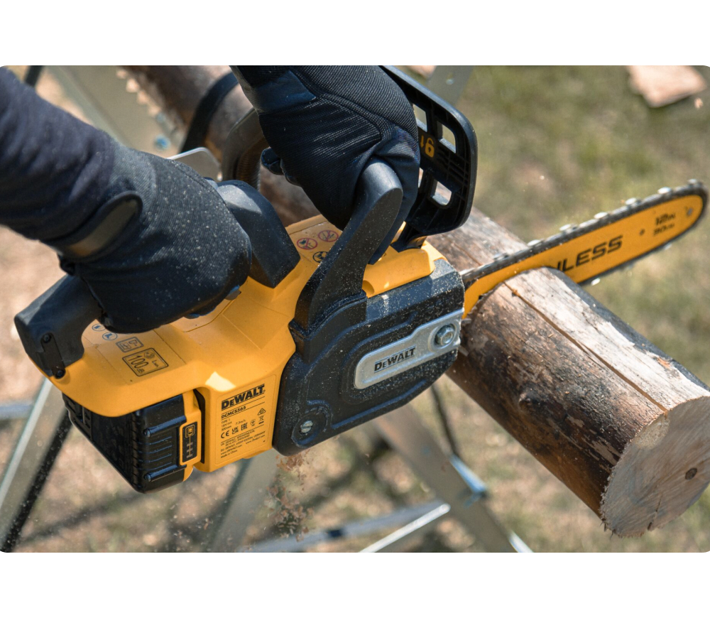 Fierăstrău cu lanț cu acumulator DEWALT DCMCS565P1-QW 300mm 18V 5Ah photo 6