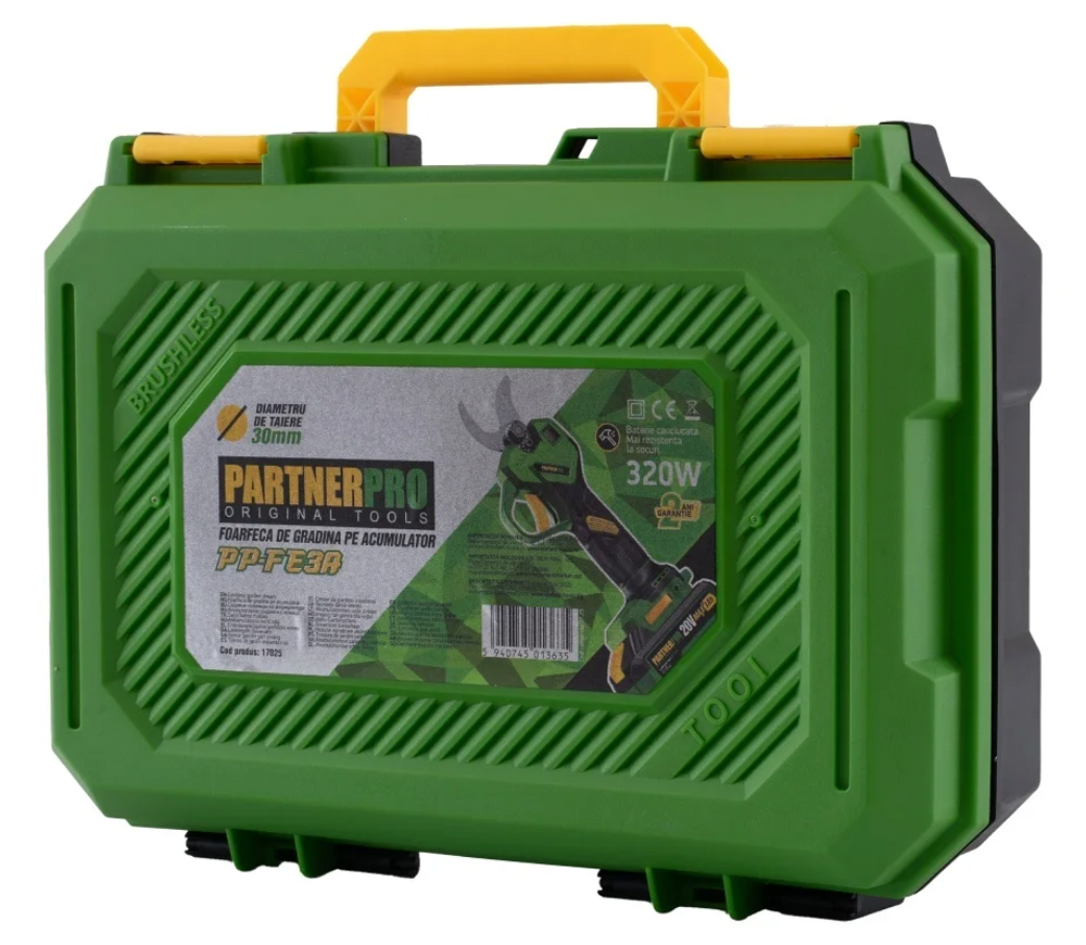 Foarfece cu acumulator PARTENERPRO PP-FE3A 20V 3Ah photo 6