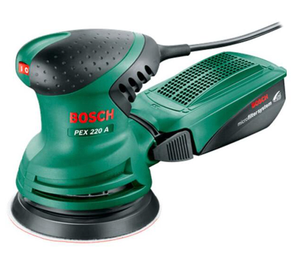 Mașină de șlefuit excentrică BOSCH PEX 220 A 220w 125mm photo