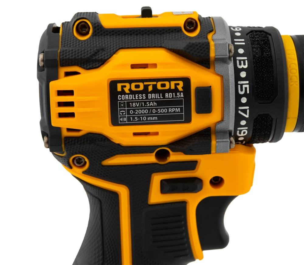 Mașină de înșurubat cu acumulator ROTOR RD1.5A 18V 1.5Ah photo 4