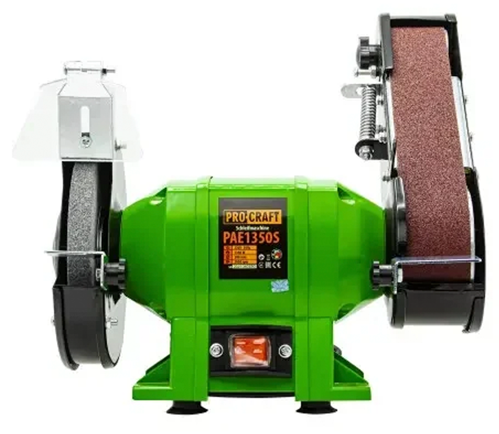 Polizor de banc cu disc și bandă ProCraft PAE1350S 250w 150mm photo 0