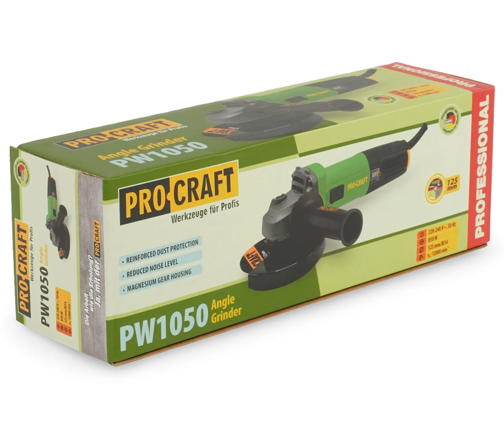 Polizor unghiular ProCraft PW1050 850w 125mm photo 3