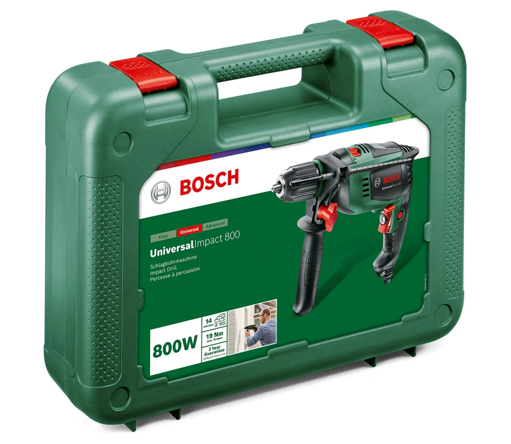 Mașină de găurit cu percutie BOSCH UniversalImpact 800 800w photo 0