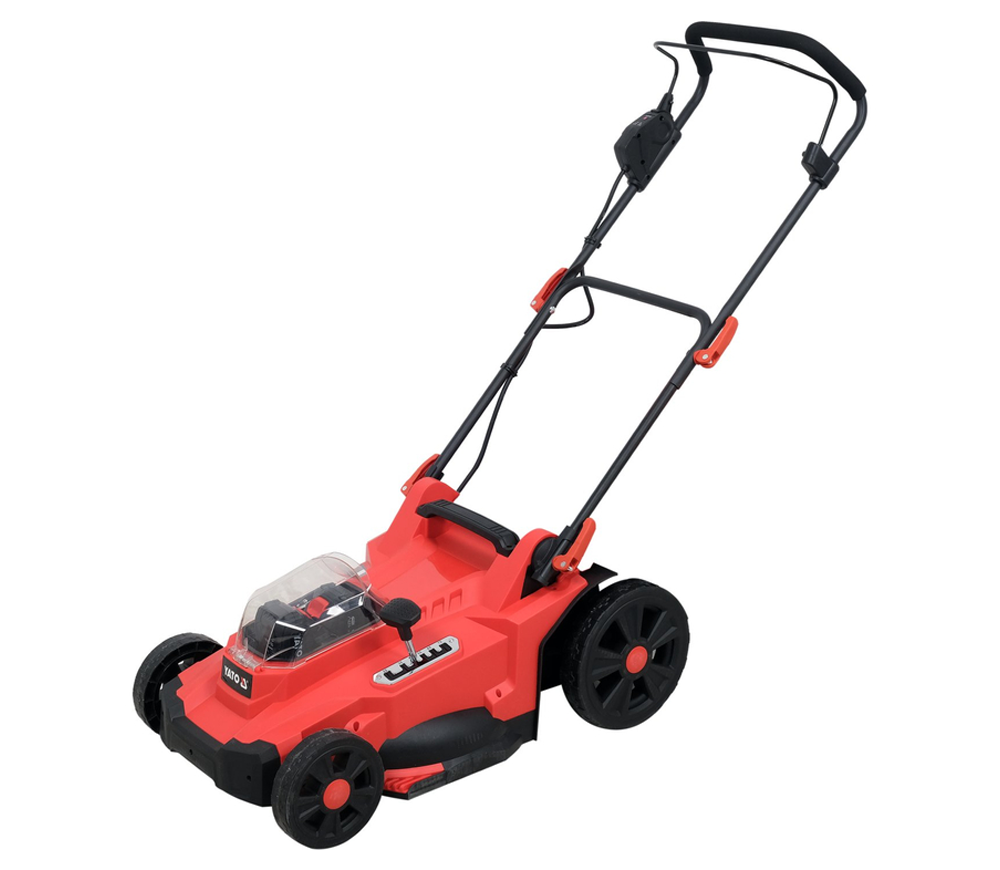 Газонокосилка аккумуляторная YATO YT85224 430мм 2x18В 4Ач photo 1