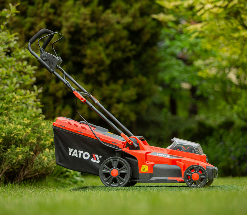 Газонокосилка аккумуляторная YATO YT85224 430мм 2x18В 4Ач photo 4