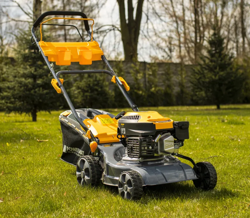 Газонокосилка бензиновая POWERMAT PM-KSS-6S 460мм 6лс photo 0