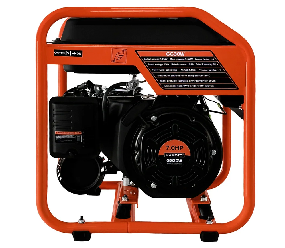 Электрогенератор KAMOTO GG 30W 3.5квт Бензин Инвертор photo 2