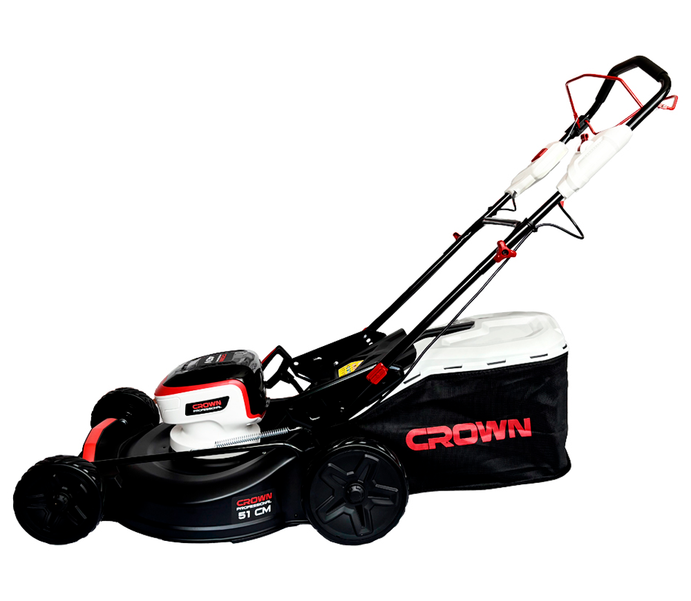 Mașină de tuns gazonul cu acumulator CROWN CT29020HSX-4 510mm 20V 4Ah photo 0