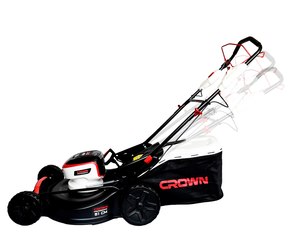 Mașină de tuns gazonul cu acumulator CROWN CT29020HSX-4 510mm 20V 4Ah photo 1