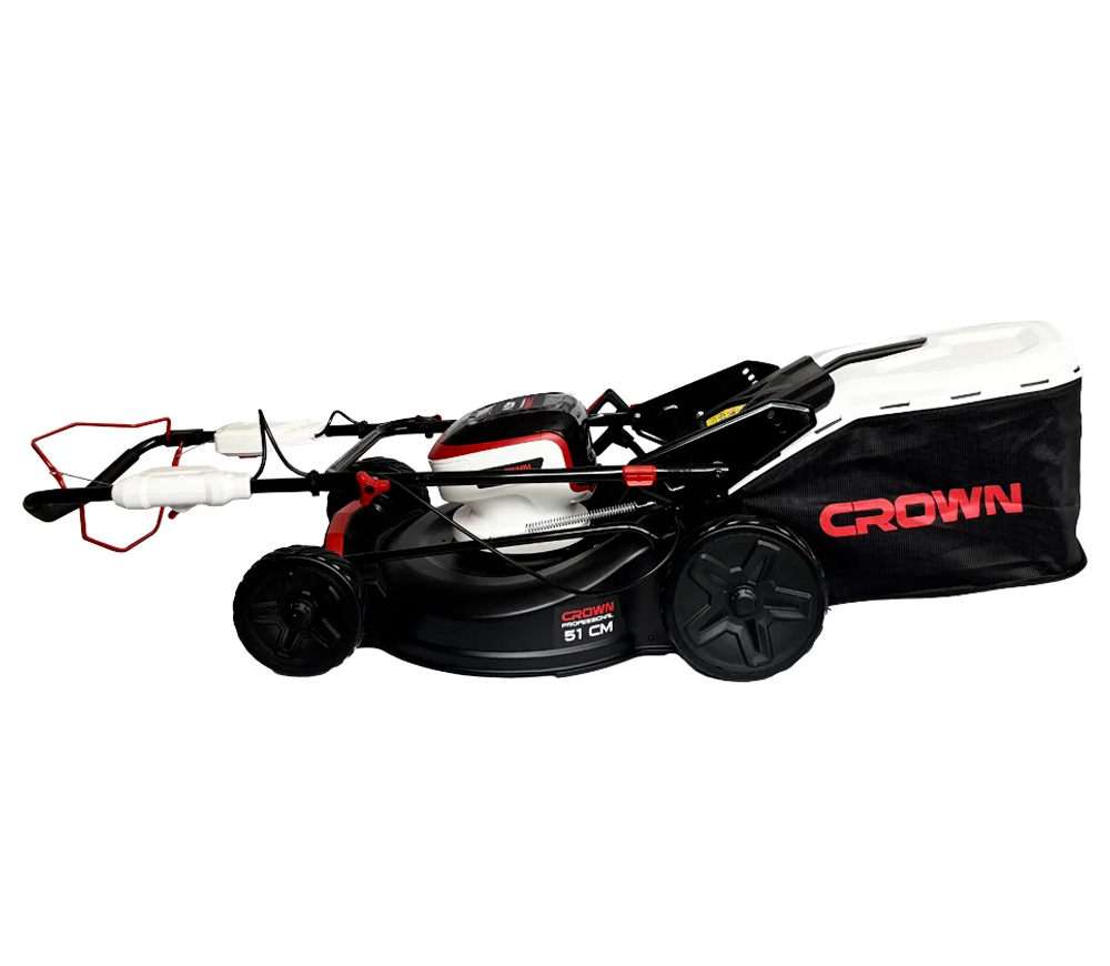 Mașină de tuns gazonul cu acumulator CROWN CT29020HSX-4 510mm 20V 4Ah photo 2