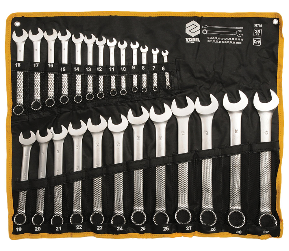 Set chei combinate 25 piese Vorel VOR51715 6-32mm photo