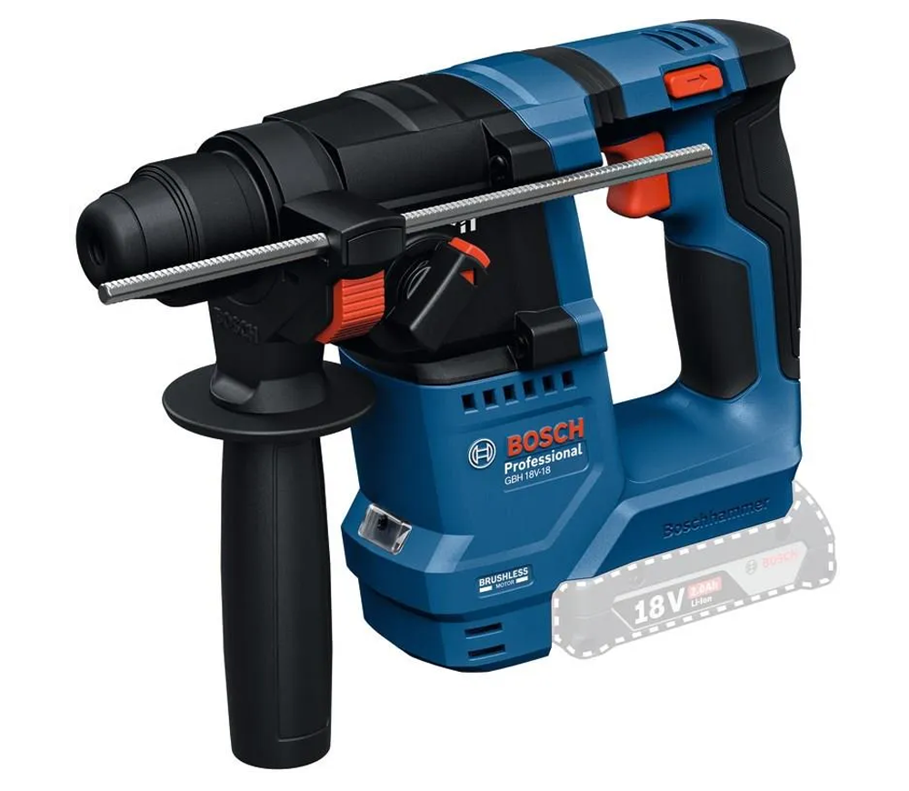 Ciocan rotopercutor cu acumulator BOSCH GBH 18V-18 1.5J 18V 2Ah photo 0