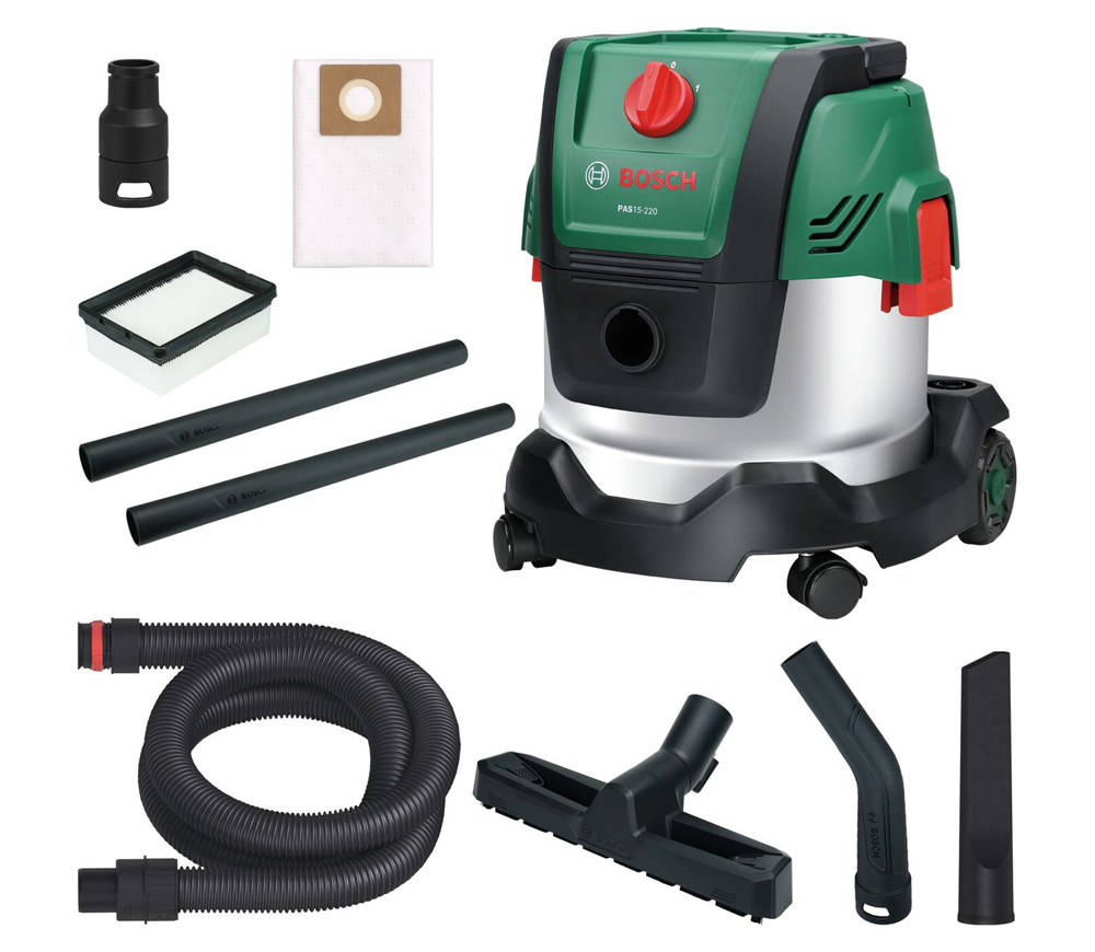 Пылесос промышленный BOSCH PAS15-220 1200вт 245мбар 15л photo 2