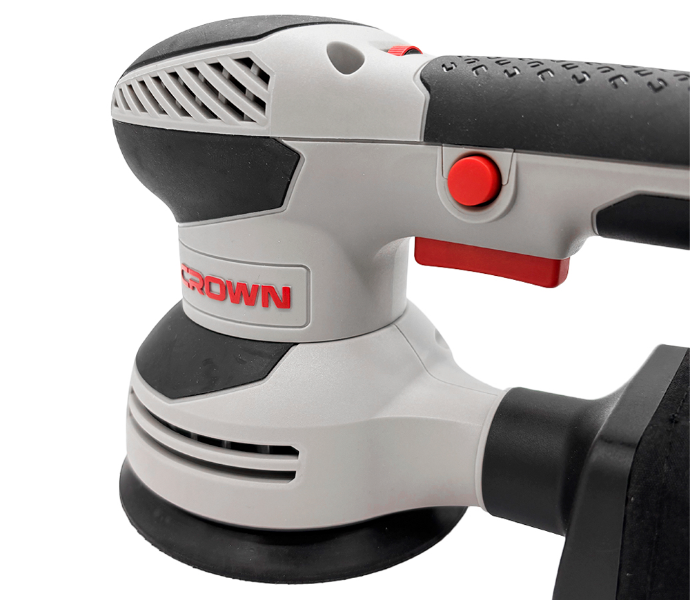 Mașină de șlefuit excentrică CROWN CT13663V 320w 125mm photo 2
