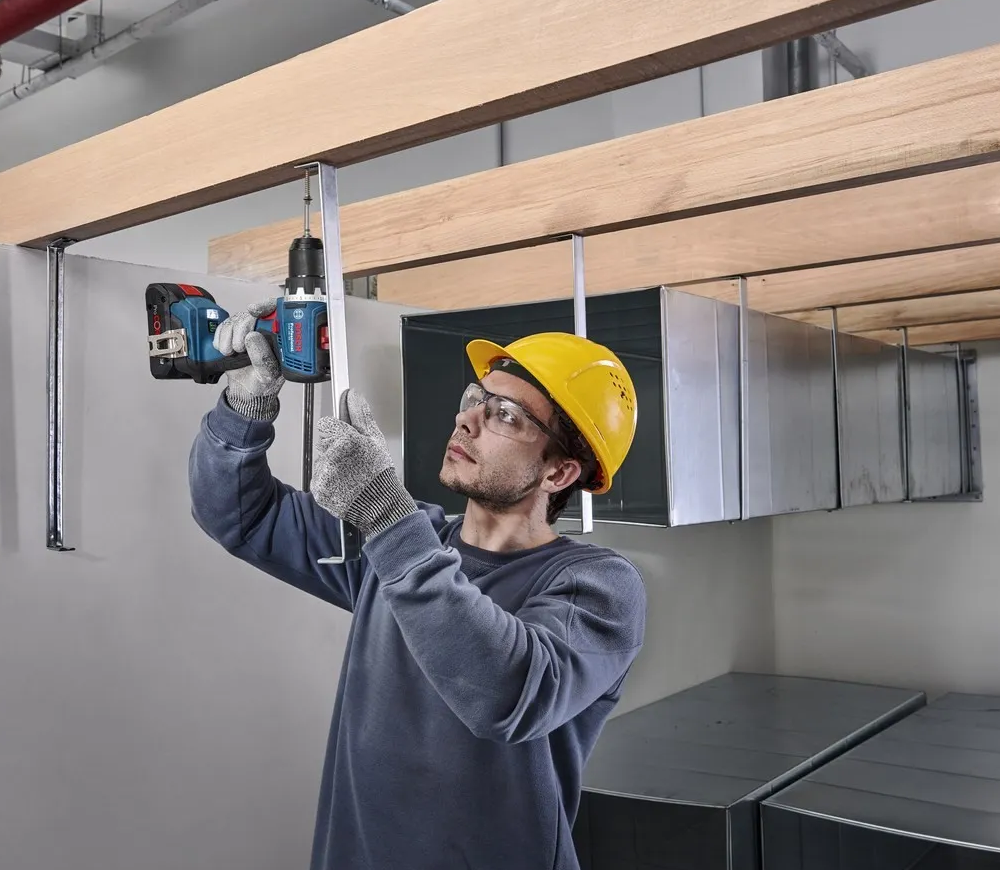 Mașină de înșurubat cu percuție cu acum. BOSCH PRO GSB 18V-65 18V 2Ah photo 2