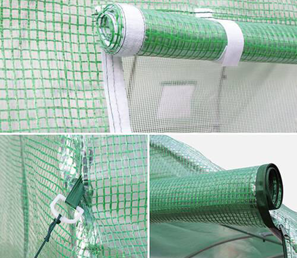 Seră arcuită TEHNO-MS 4.5x3x2.25 m 13.5m² Verde photo 0