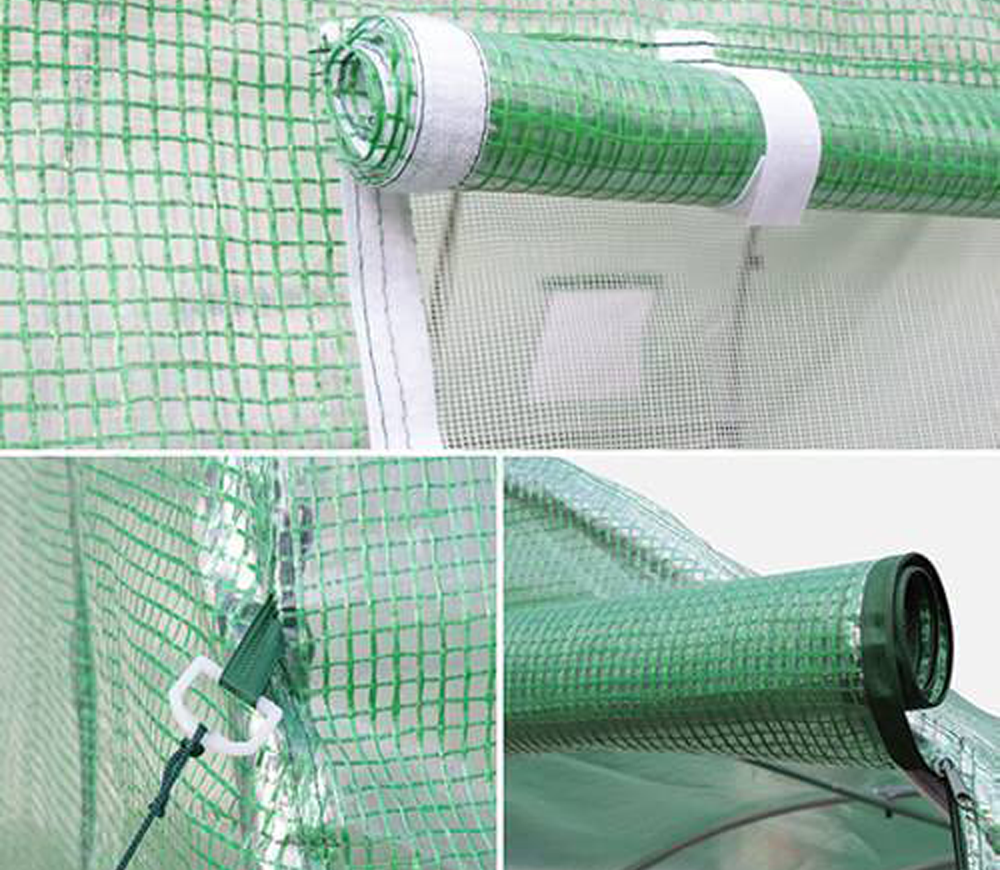 Seră arcuită TEHNO-MS 6x4x2.5 mm 24m² Verde photo 2