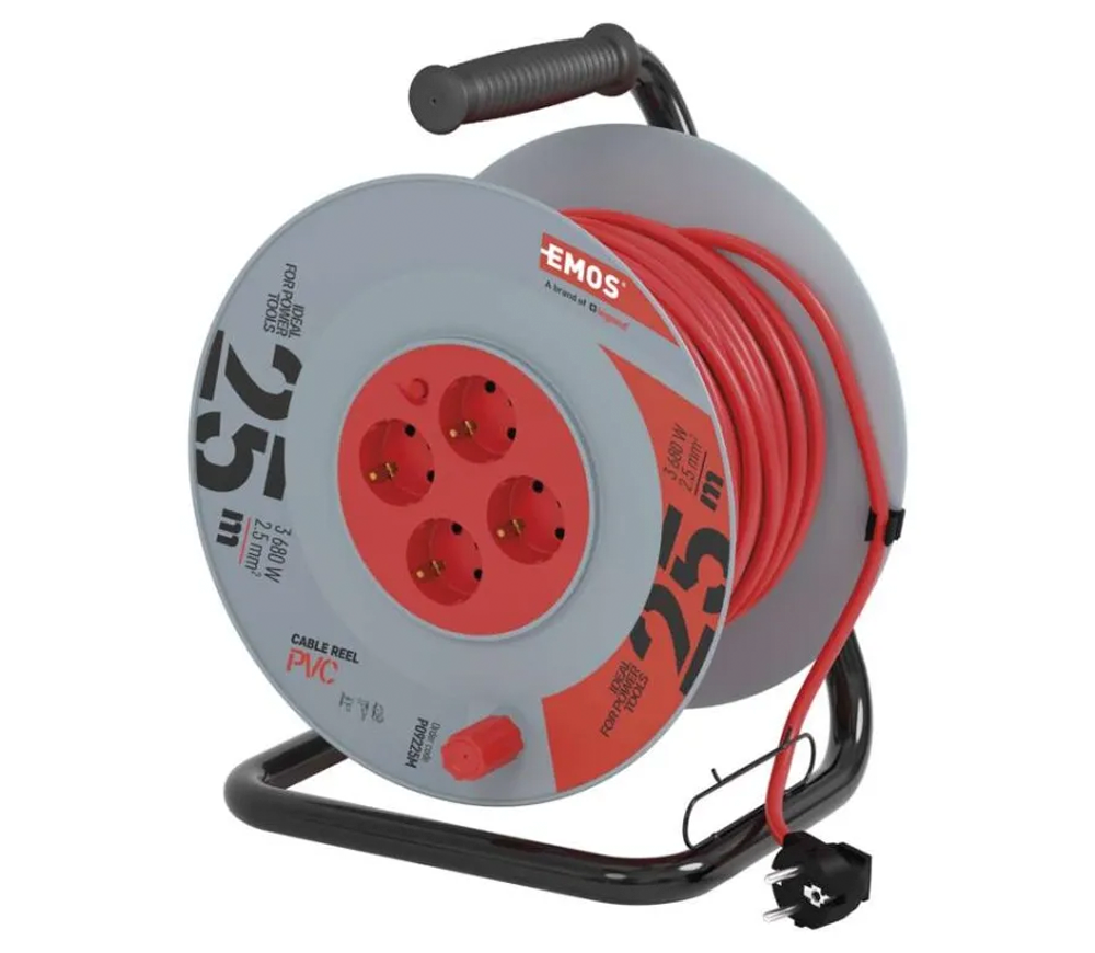 Prelungitor cu tambur 25m 1-16A EMOS P09225M photo