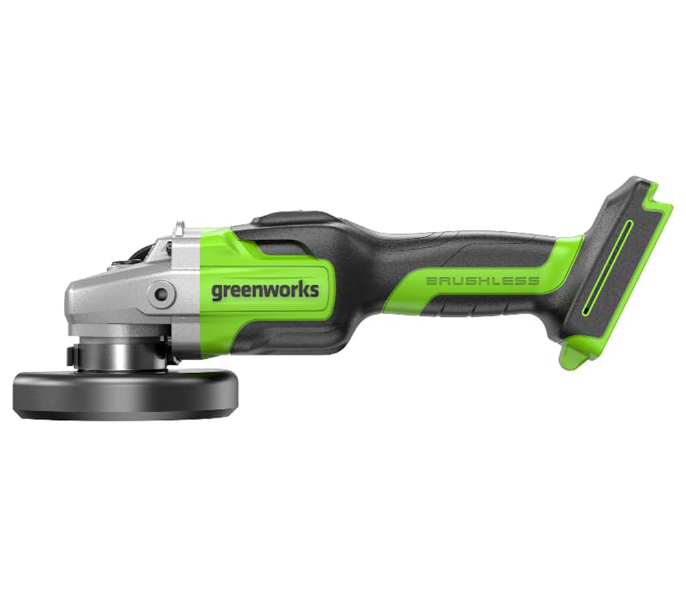 Polizor unghiular cu acumulator (fără bat) Greenworks GD24AG 125mm 24V photo 4