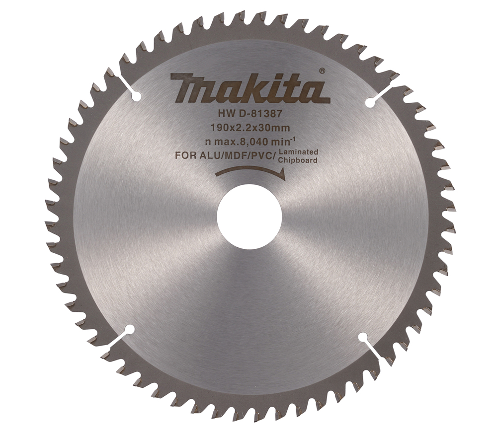 Пильный диск MAKITA D-81387 190мм 1.4мм Алюминий photo 0