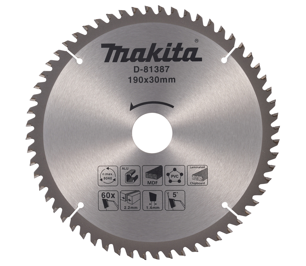 Пильный диск MAKITA D-81387 190мм 1.4мм Алюминий photo