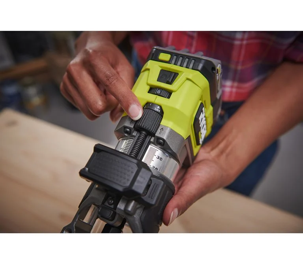 Mașină de frezat cu acumulator (fara bat) RYOBI  RTR18C-0 18V photo 3