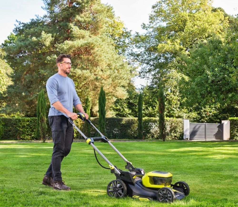 Mașină de tuns gazonul cu acumulator RYOBI RY18LMX46A-250 460mm 18V 5Ah photo 1