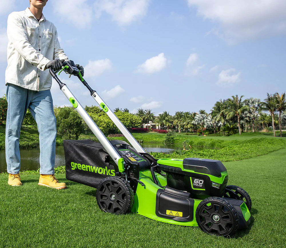 Mașină de tuns gazonul cu acumulator Greenworks GD60LM46SPK4 460mm 60V 4Ah photo 5