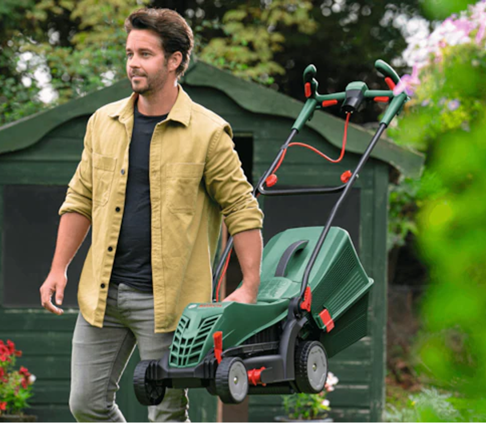 Mașină de tuns gazonul electrică BOSCH UniversalRotak 37-550 1400w 370mm photo 4