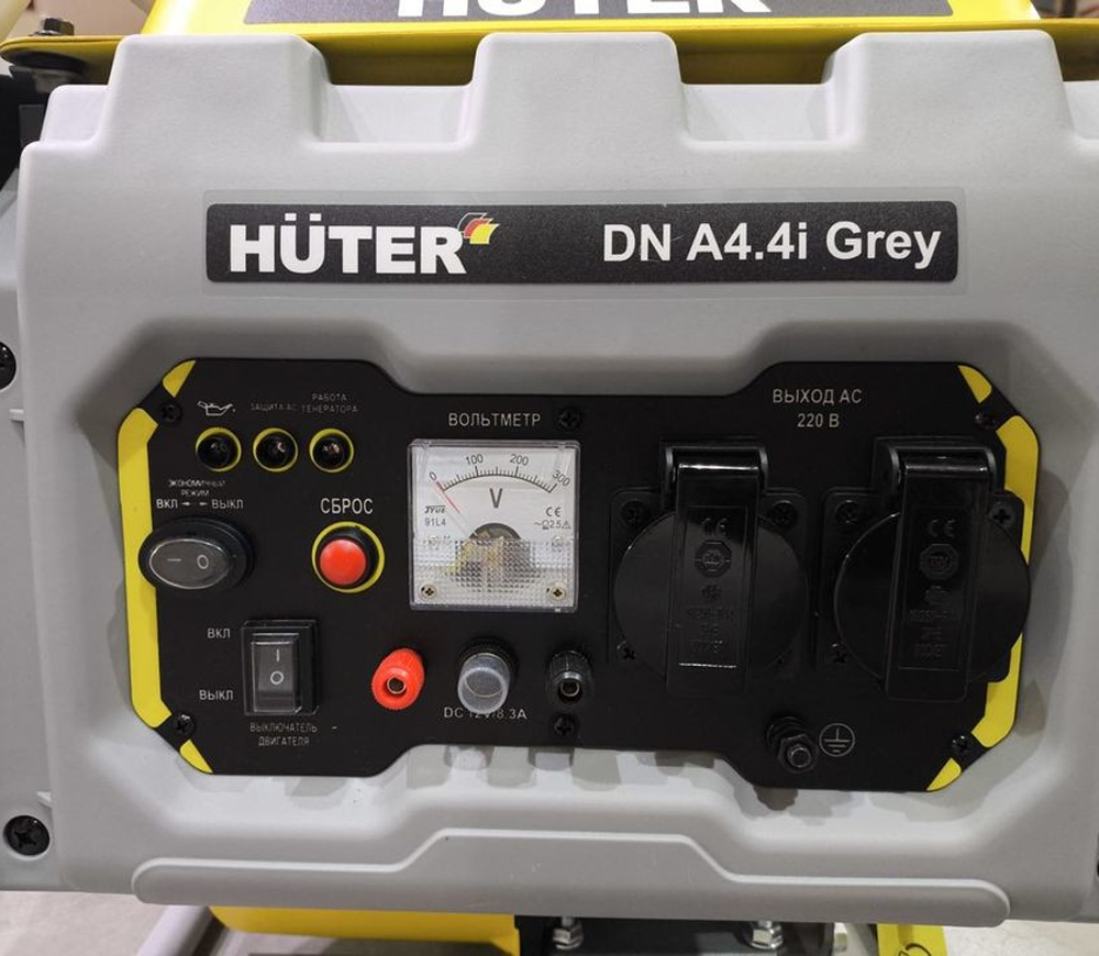 Электрогенератор HUTER DN А4.4i Grey 4квт Бензин Инвертор photo 2
