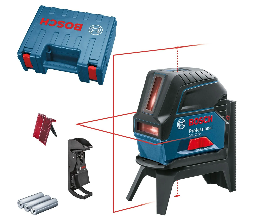Nivelă cu laser BOSCH GCL 2-50 4fascicole 15m photo 0