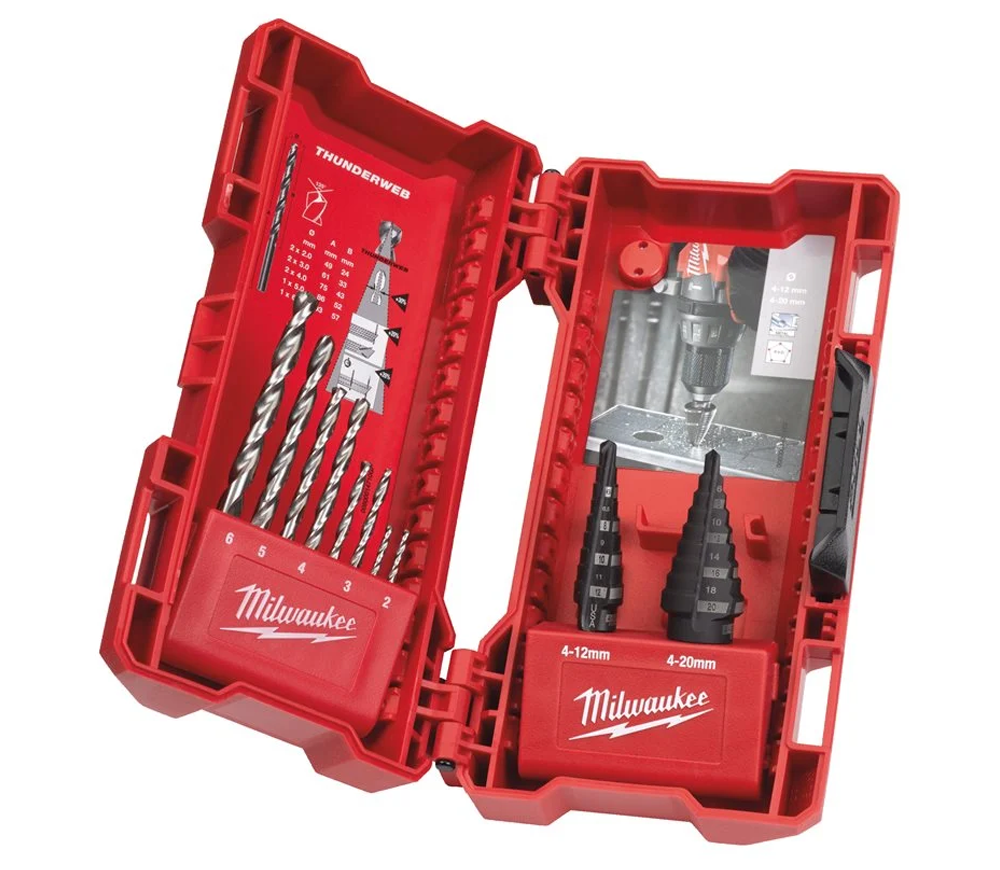 Set burghiuri pe metal MILWAUKEE THUNDERWEB™ 2-20mm HSS photo