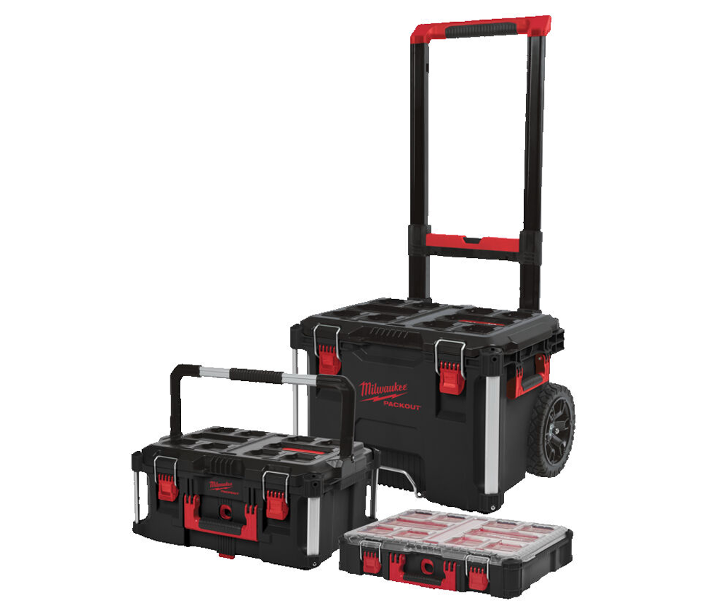 Cărucior modular pentru scule MILWAUKEE Set PACKOUT Plastic photo