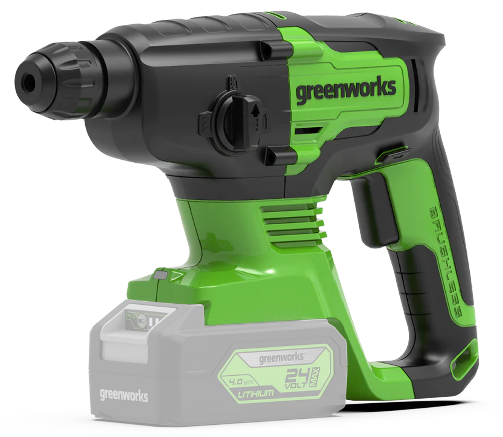 Перфоратор аккумуляторный (без АКБ) Greenworks GD24SDS2 2Дж 24В photo
