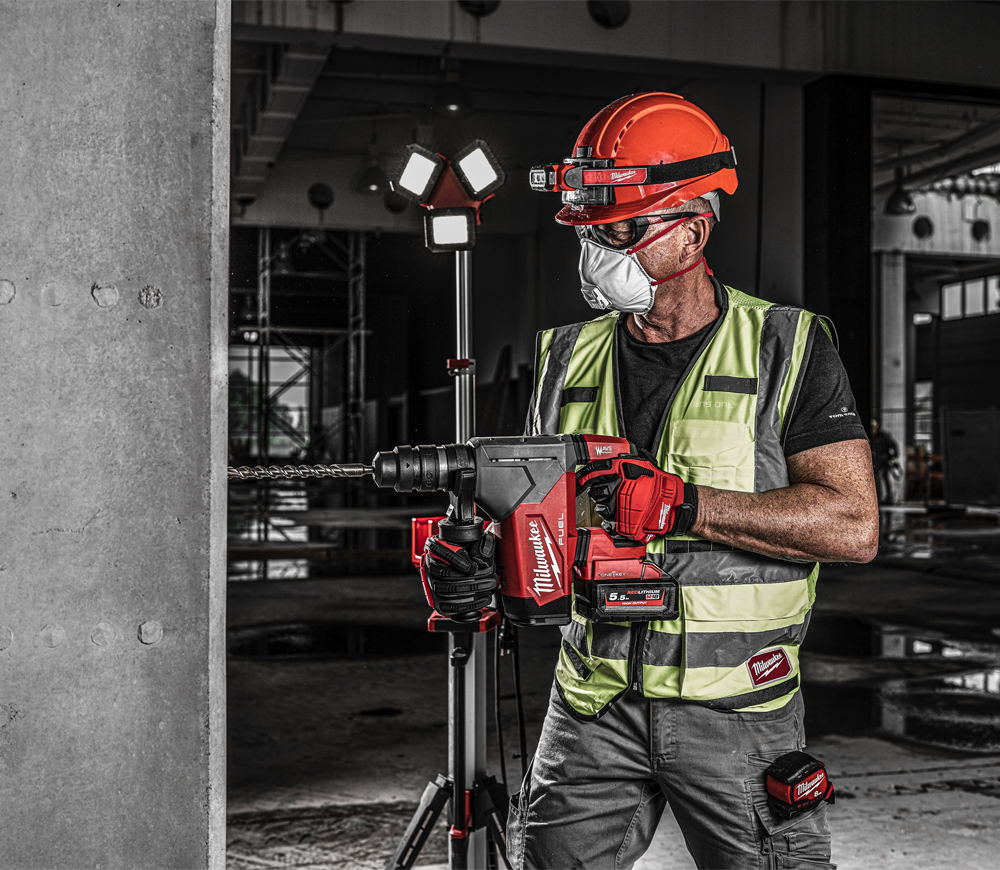 Ciocan rotopercutor cu acumulator MILWAUKEE M18 ONEFHPX-0X 5J 18V photo 6