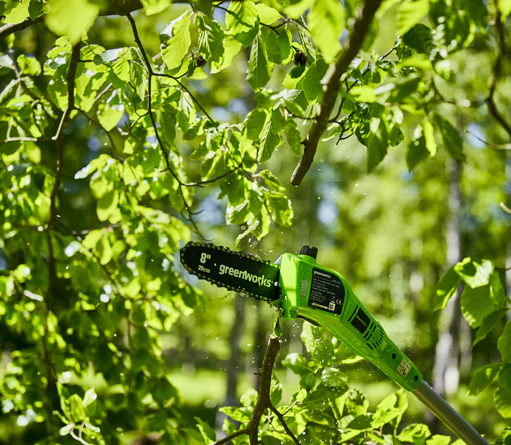 Fierăstrău telescopic cu acumulator Greenworks G24PS20K2 200mm 24V 2Ah photo 2
