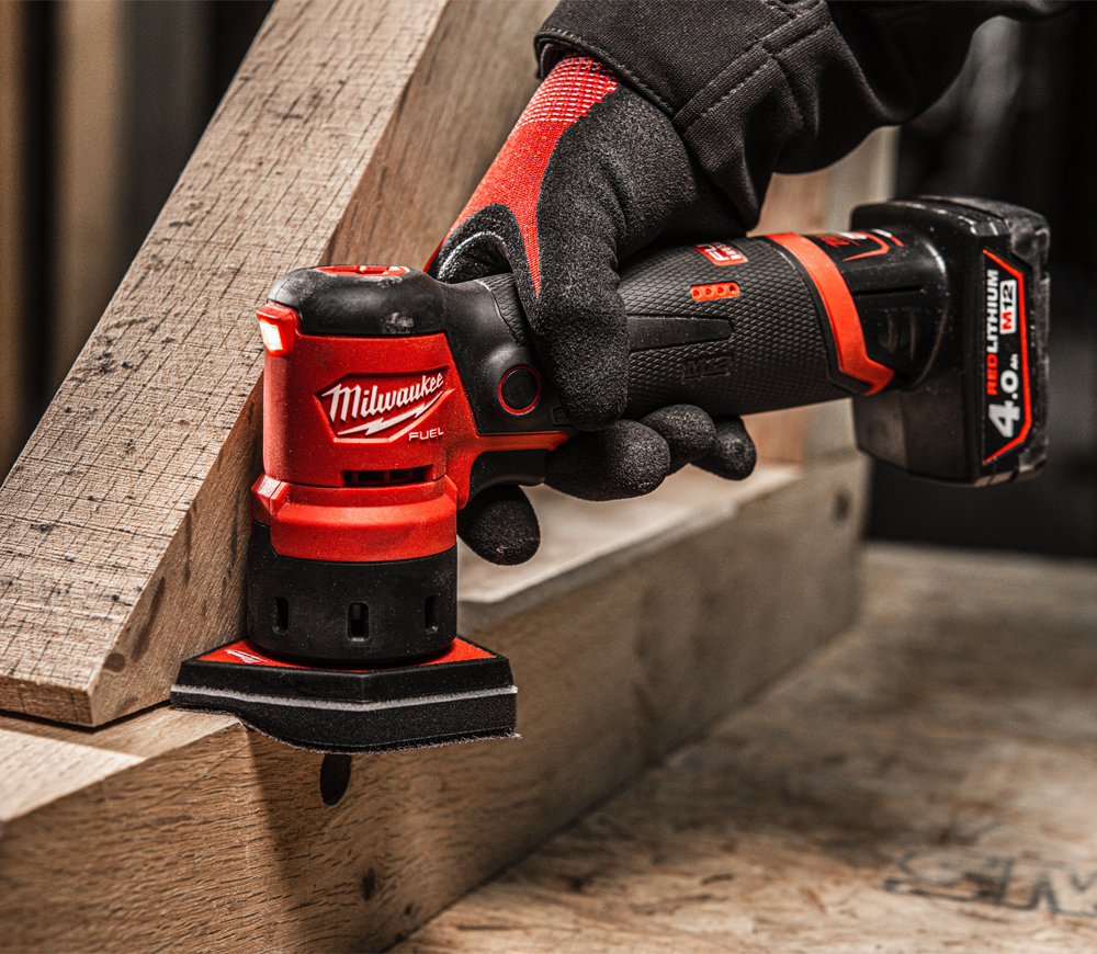 Mașină de șlefuit cu vibrații fără fir (fără bat) MILWAUKEE M12 FDSS-0B 12V photo 5