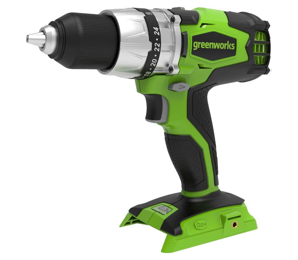 Mașină de înșurubat cu percuție cu acum. (fără bat) Greenworks GD24DD 24V photo 0