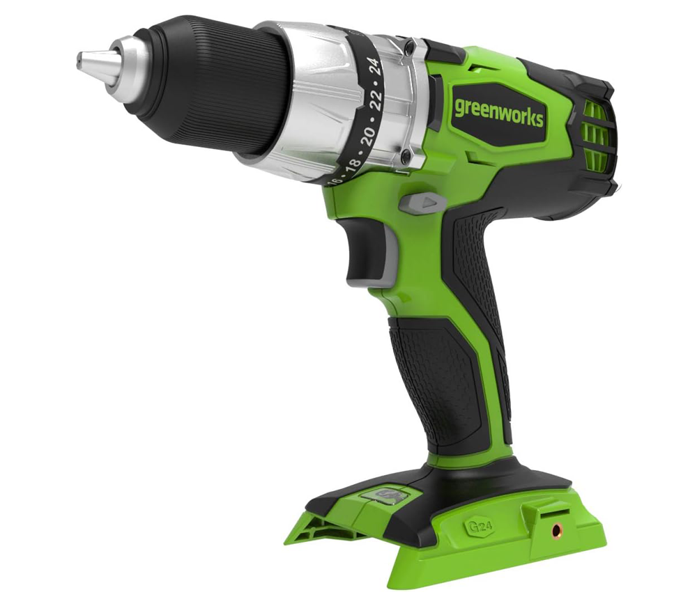 Mașină de înșurubat cu percuție cu acum. (fără bat) Greenworks GD24DD 24V photo 2