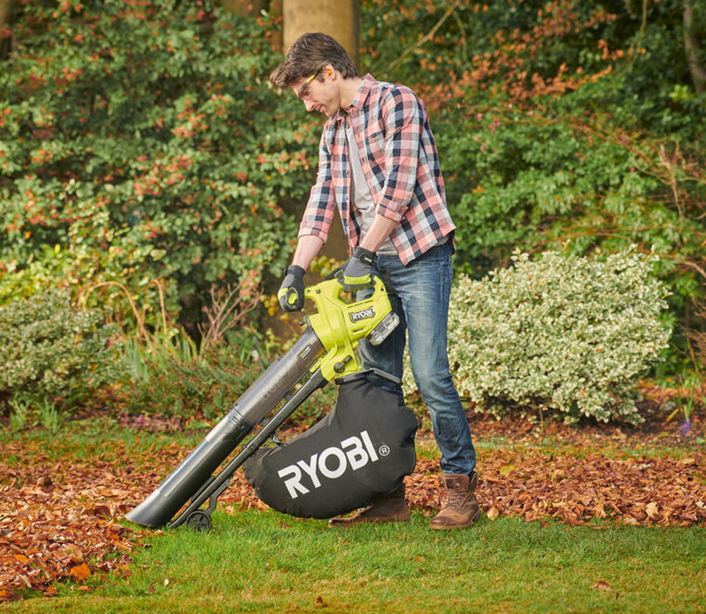 Suflantă-aspirator cu acumulator  (fara bat) RYOBI RY18BVXA-0 7600l/min 18V photo 1