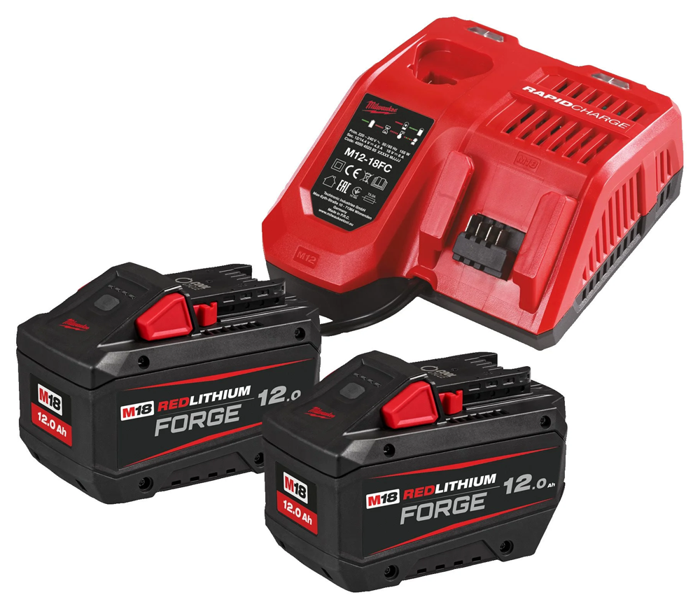 Încărcător cu 2 acumulatoare MILWAUKEE M18 FORGENRG-122 150w 18V 5A photo