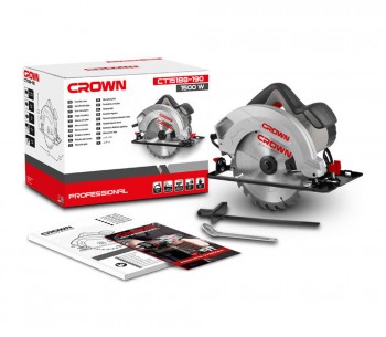 Дисковая пила CROWN CT 15188-190 1500вт 185мм photo 0