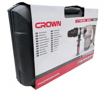 Ciocan rotopercutor CROWN CT18118V BMC 1250w SDS-MAX photo 7