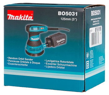Mașină de șlefuit excentrică MAKITA BO5031 300w 125mm photo 9
