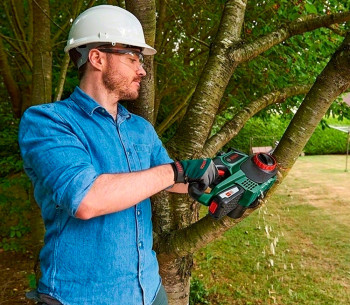 Fierăstrău cu lanț cu acumulator (fără baterii) BOSCH UniversalChain 200mm 18V photo 5